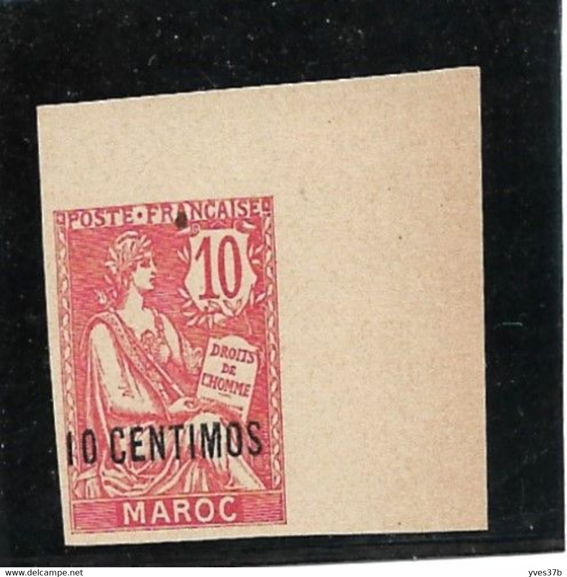 MAROC N°12a - Non Dentelé - Coin De Feuille - Neuf(*) - SUP - Nuevos