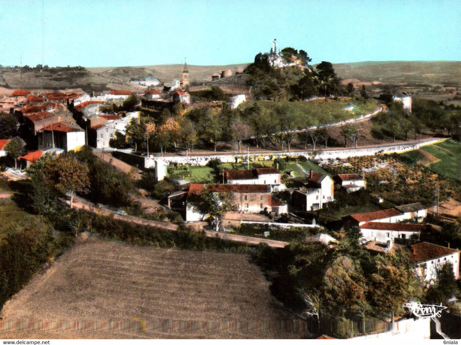 LAUTREC  Vue Générale Aérienne       81   (Recto-verso) - Lautrec