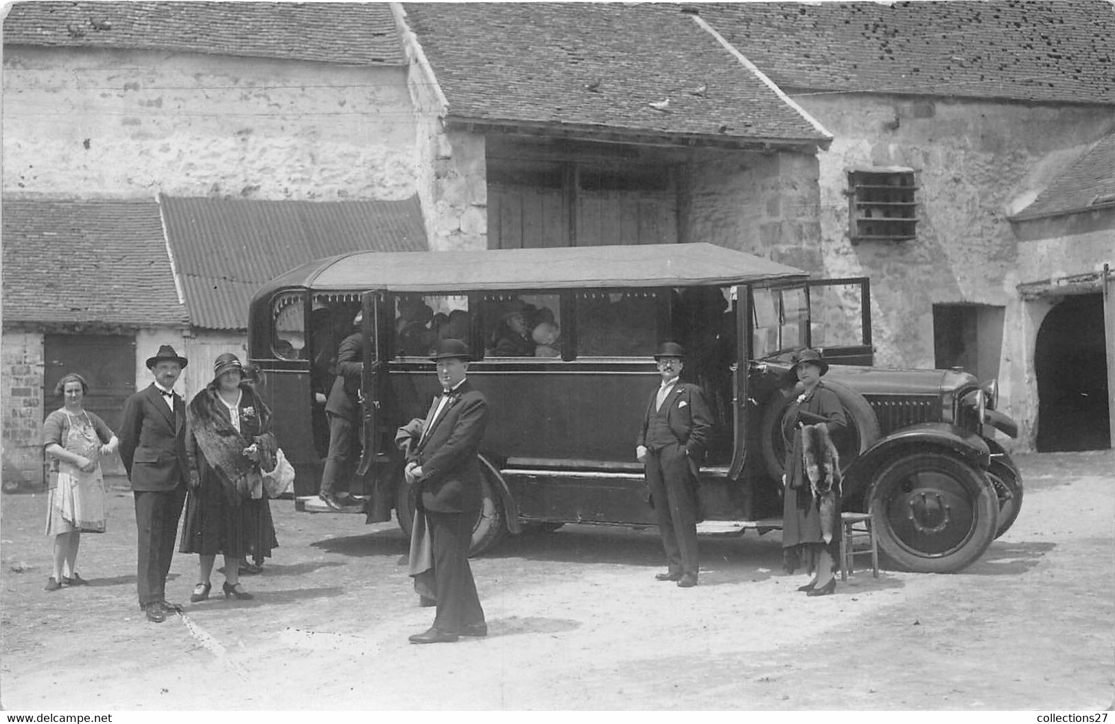 BUS DE TOURISTES- CARTE PHOTO A SITUER - Autobus & Pullman