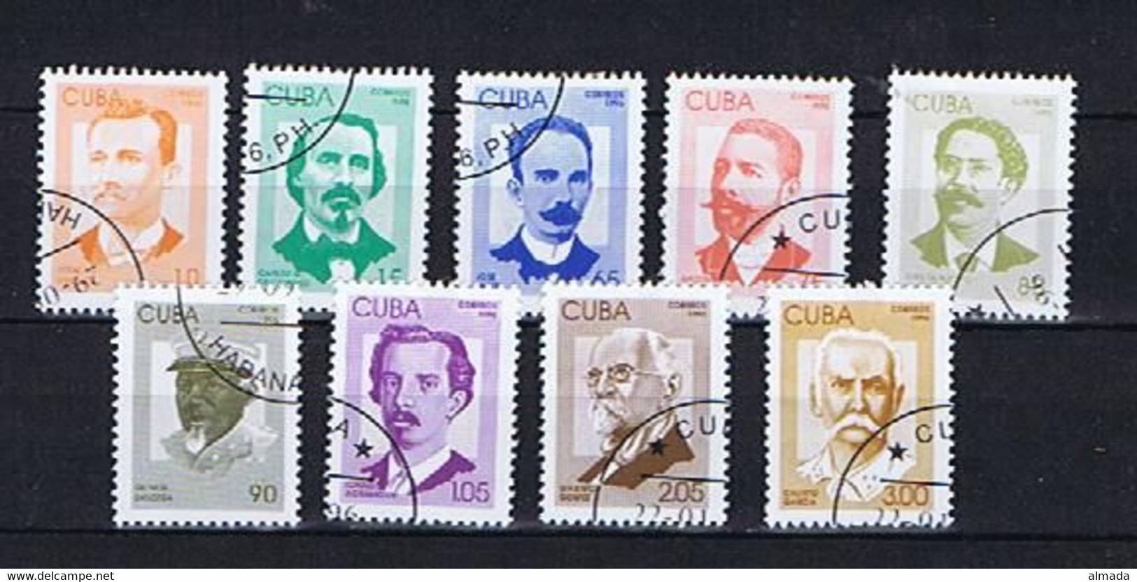 Cuba 1996: Michel 3887-92 + 3936-38 Used, Gestempelt - Usati