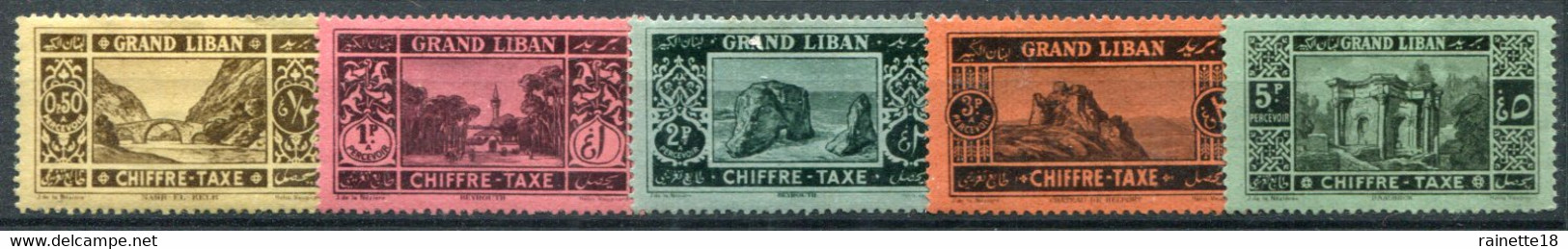 Grand Liban   Taxes      11/15 * - Timbres-taxe