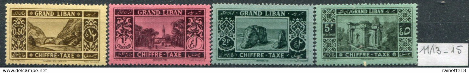 Grand Liban   Taxes    Divers ** - Timbres-taxe