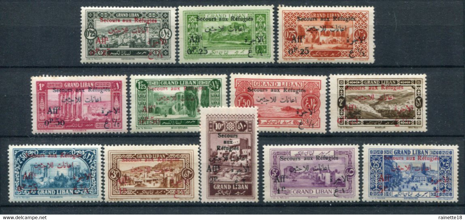 Grand Liban       63/74 ** - Unused Stamps