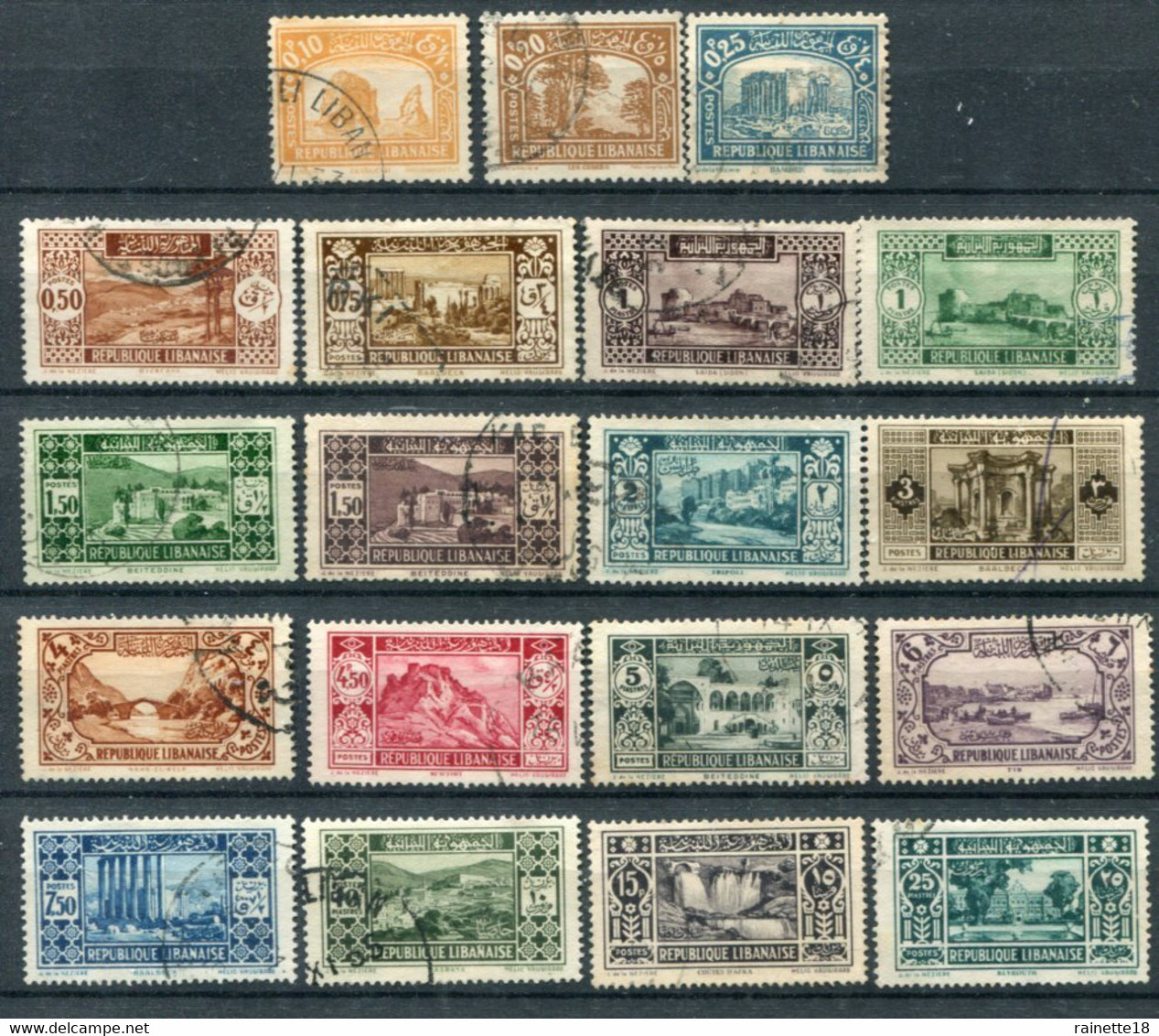 Grand Liban      128/146  Oblitérés - Used Stamps