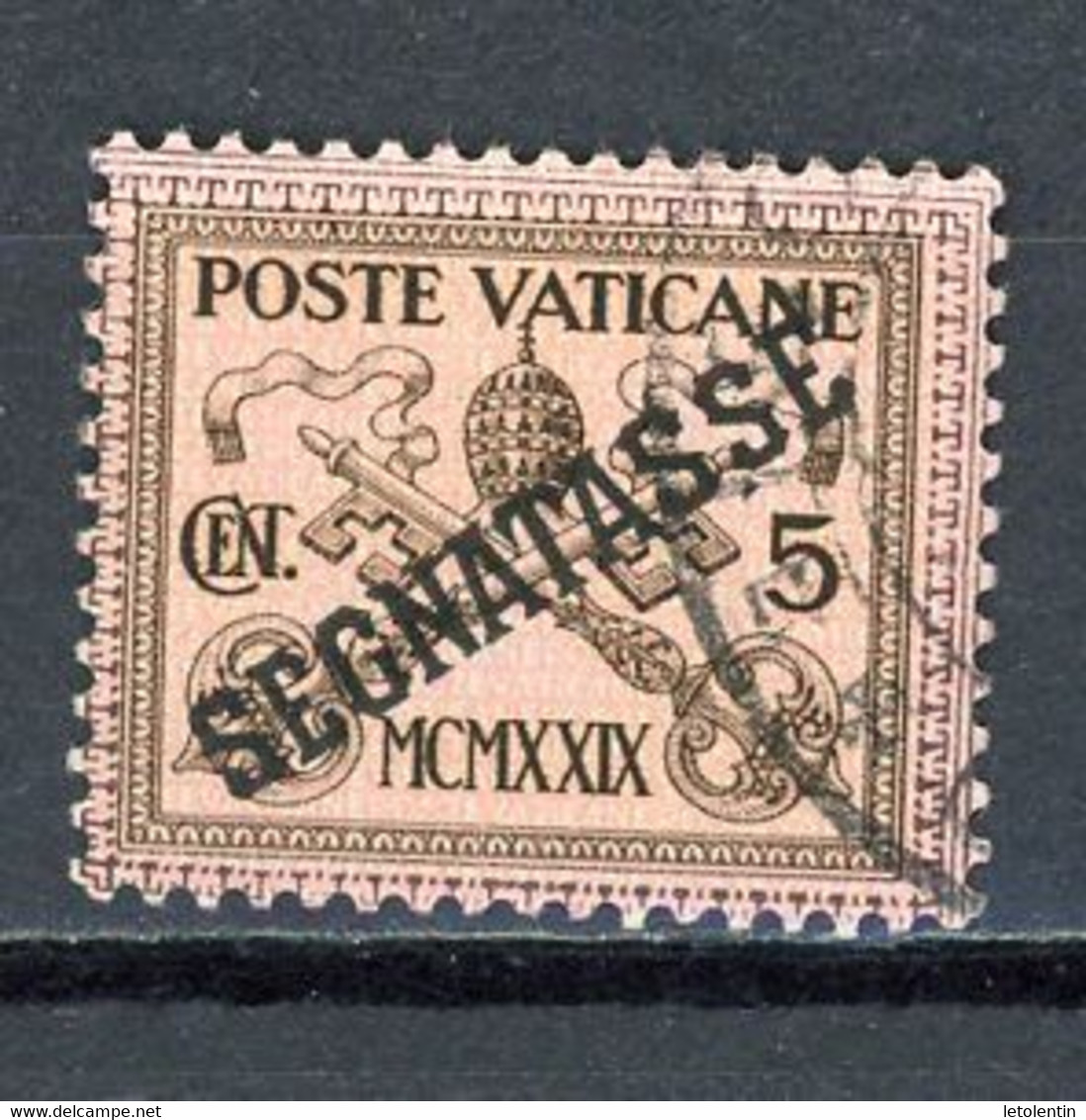 VATICAN: TIMBRES TAXE -  N° Yvert 1 Obli. - Portomarken