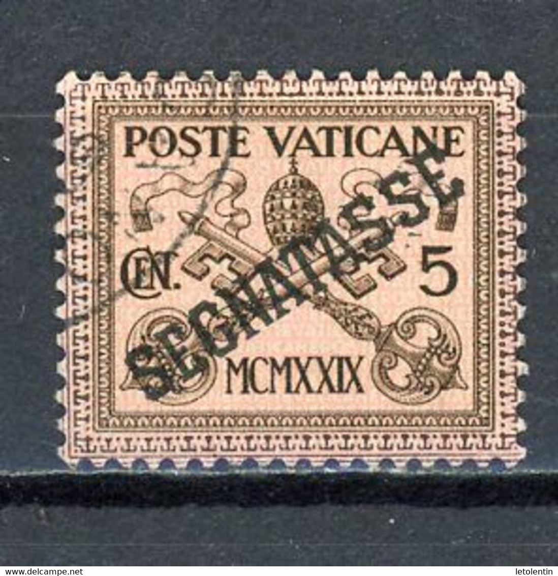 VATICAN: TIMBRES TAXE -  N° Yvert 1 Obli. - Postage Due