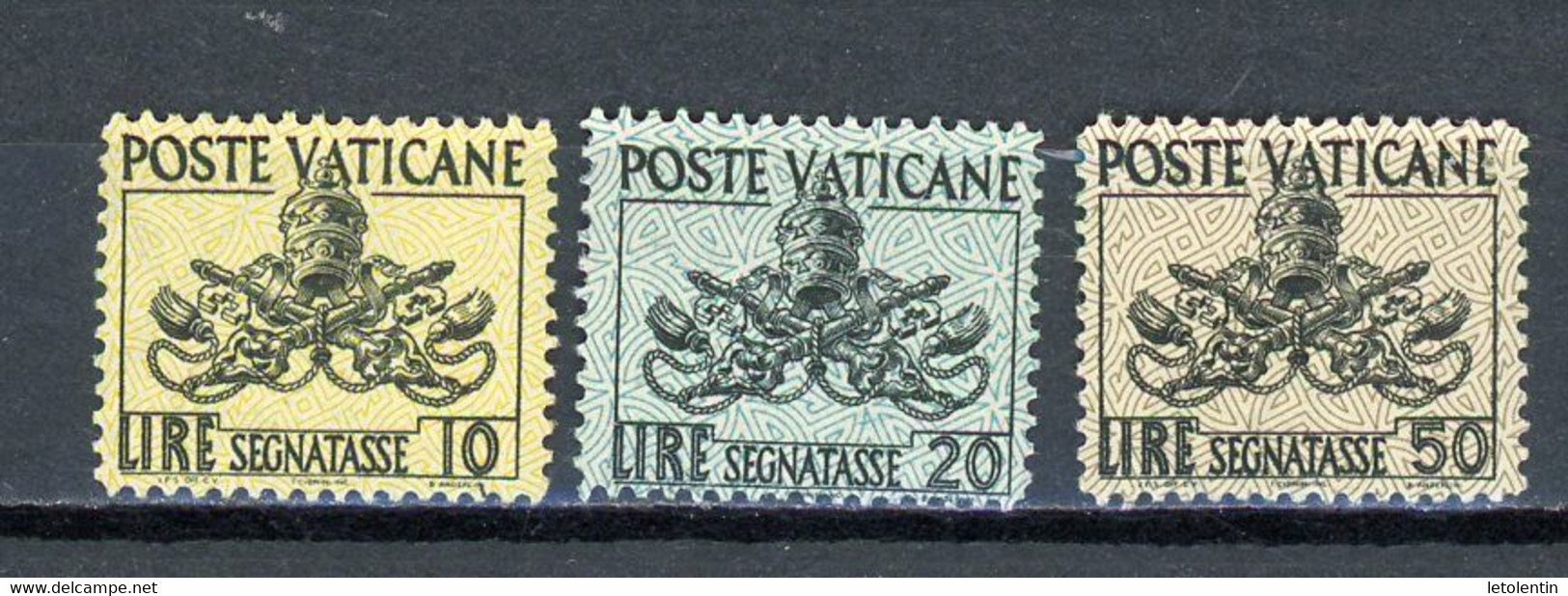 VATICAN: TIMBRES TAXE -  N° Yvert 15+16+17** - Strafport