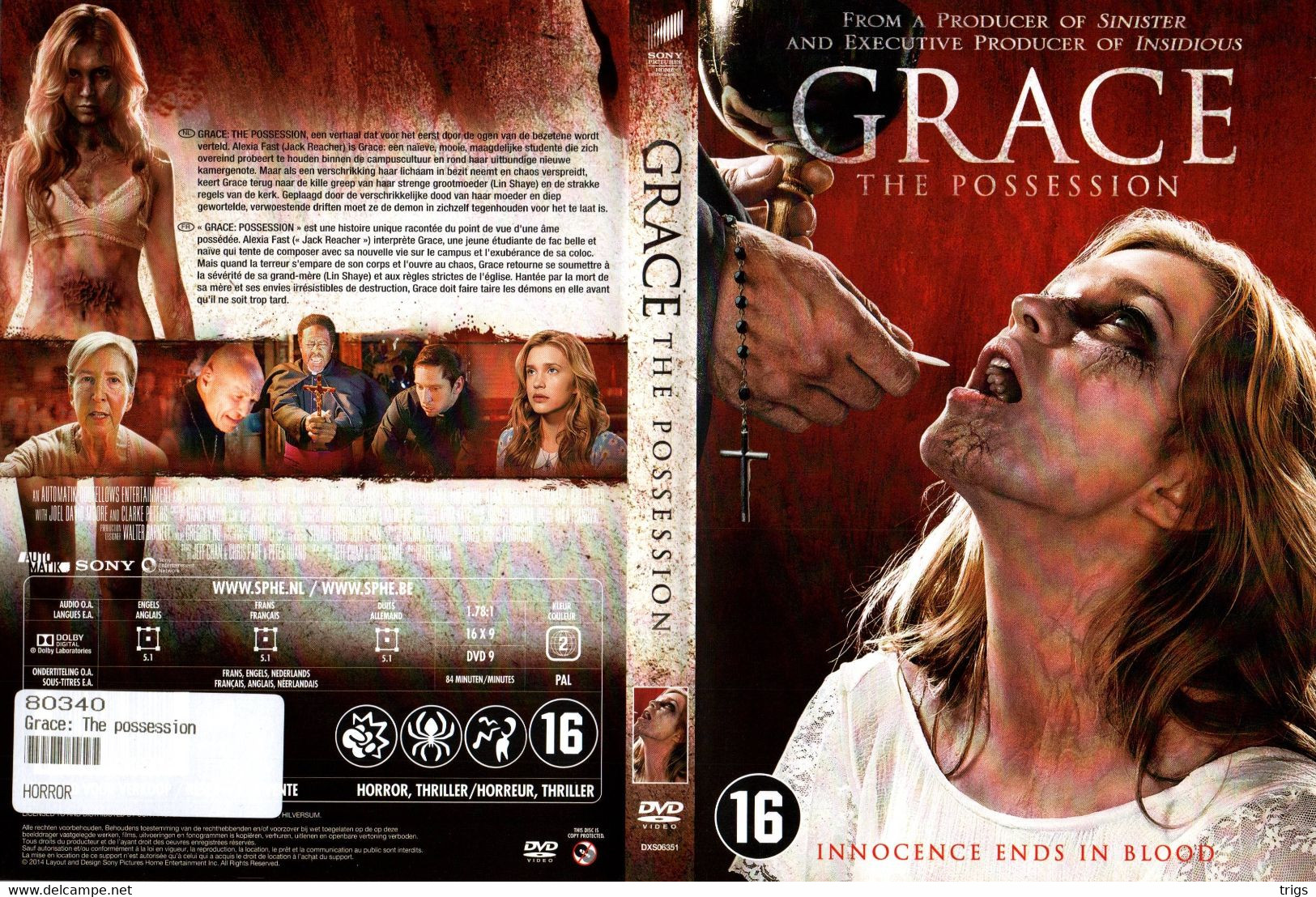 DVD - Grace: The Possession - Horreur