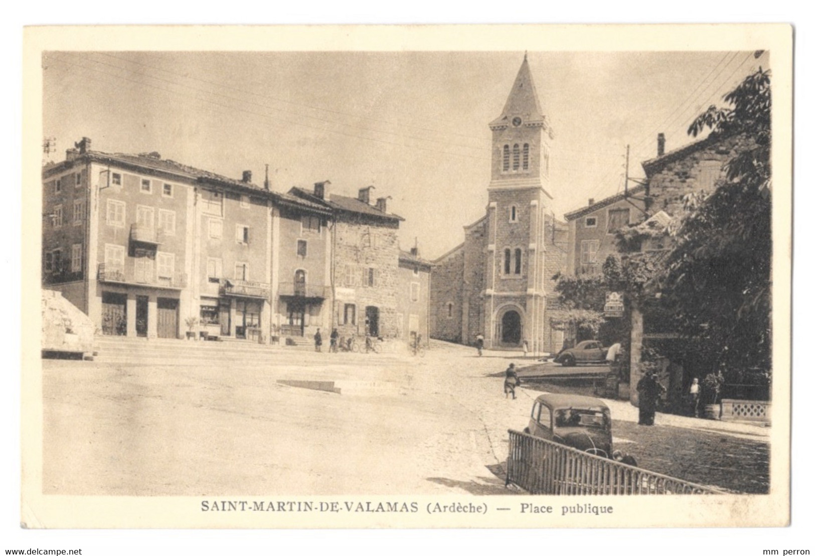 (32838-07) Saint Martin De Valamas - Place Publique - Saint Martin De Valamas