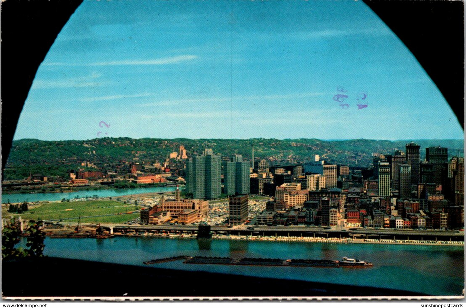 Pennsylvania Pittsburg View Of City From Mount Washington - Pittsburgh