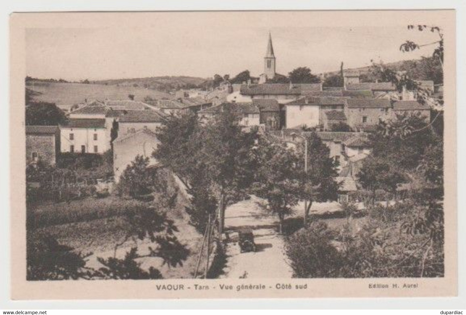 81 - Tarn / VAOUR -- Vue Générale - Côté Sud. - Vaour