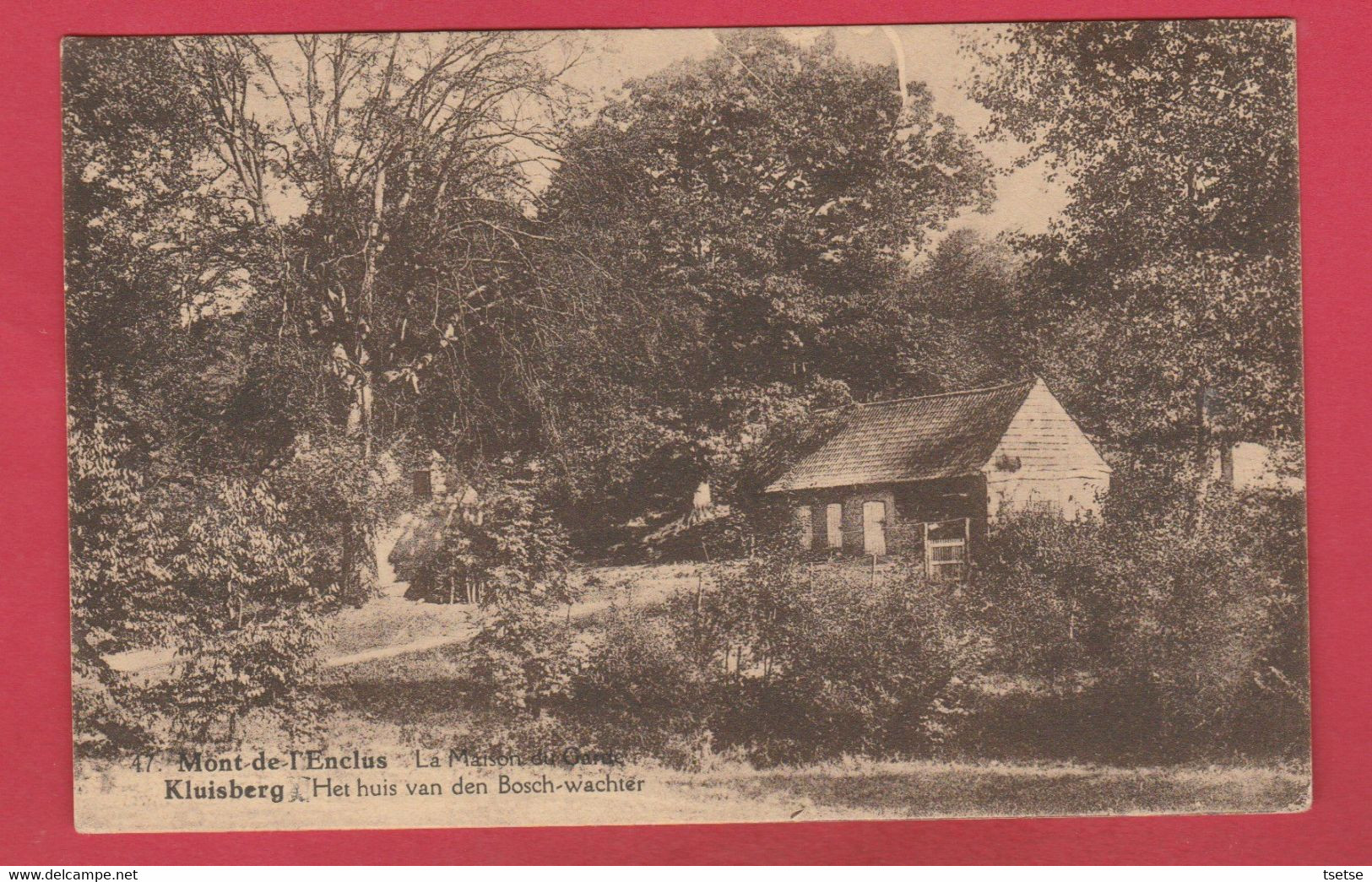 Kluisberg / Mont-de-L'Enclus - Het Huis Van Den Bosch-wachter / La Maison De Garde ( Voir Verso ) - Kluisbergen