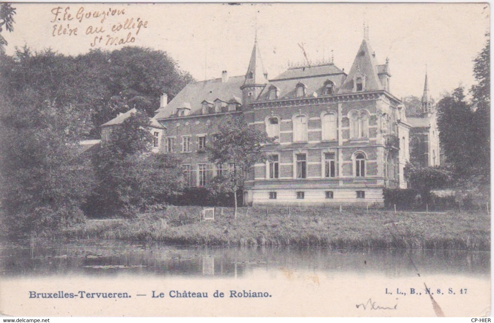 BELGIQUE - TERVUEREN - TERVUREN - LE CHATEAU DE ROBIANO - Tervuren