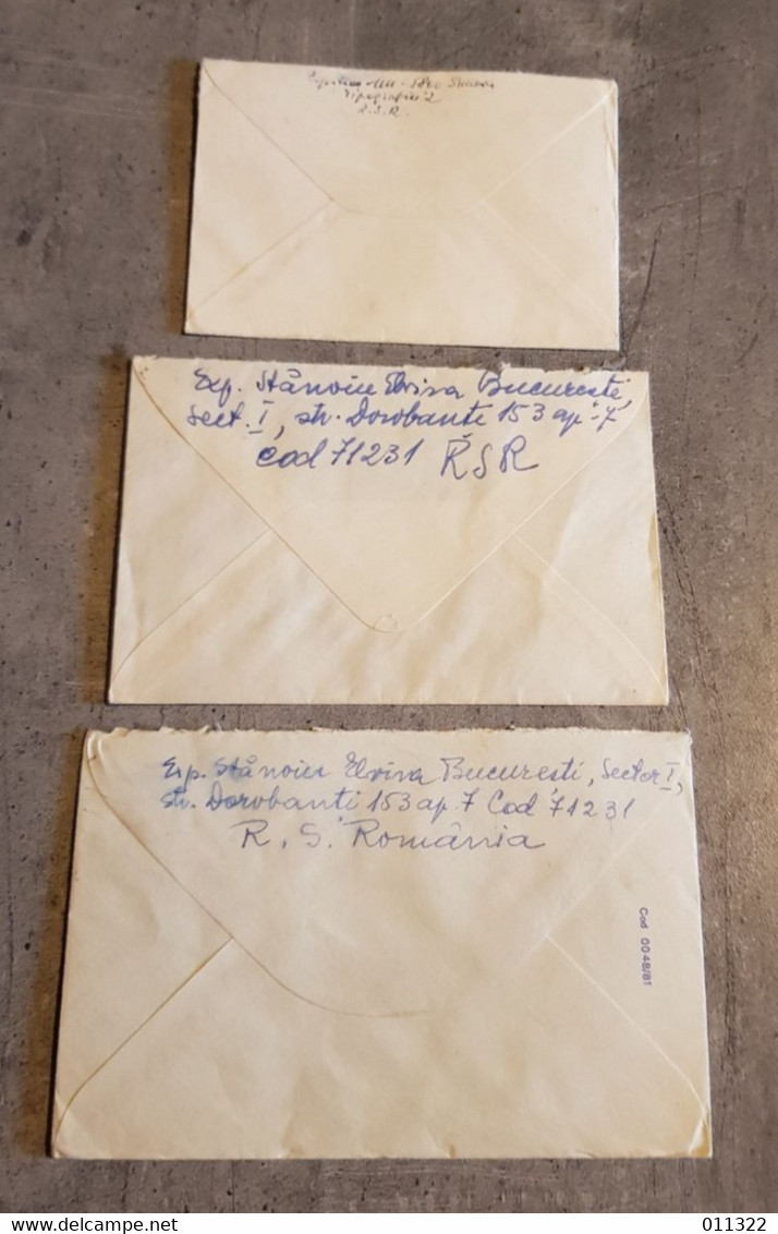 ROMÂNIA 3 REGISTERED LETTERS SEND TO GERMANY - Brieven En Documenten