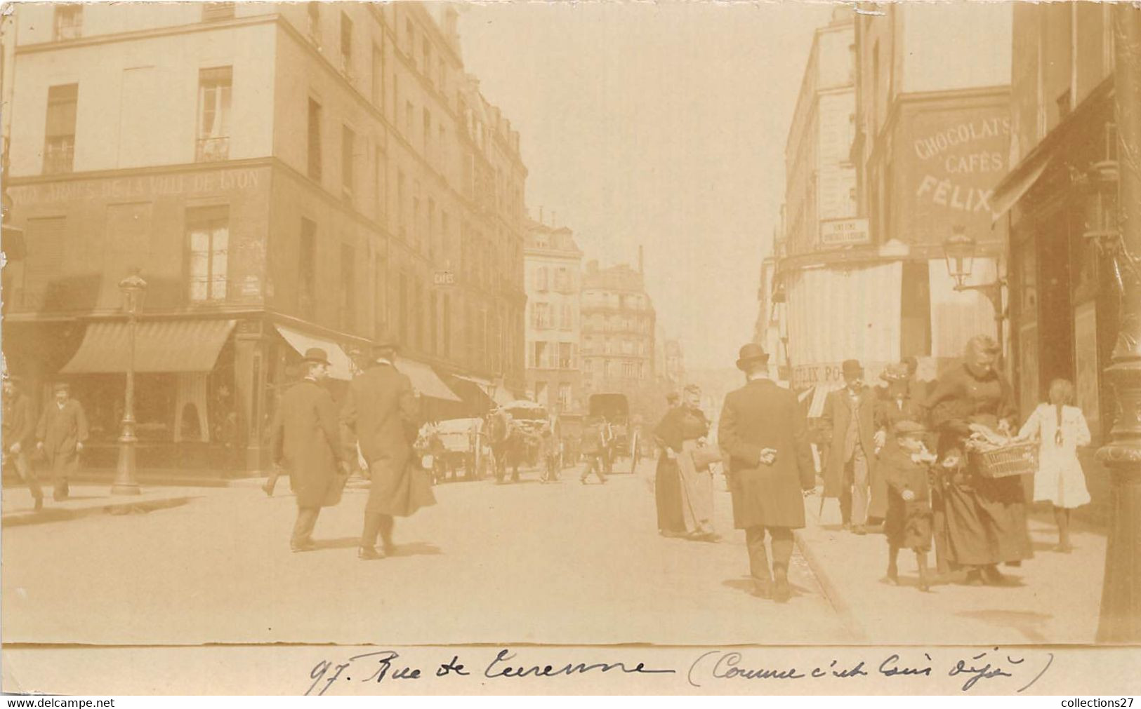 PARIS-75003- CARTE-PHOTO- 97 RUE DE TURENNE - District 03