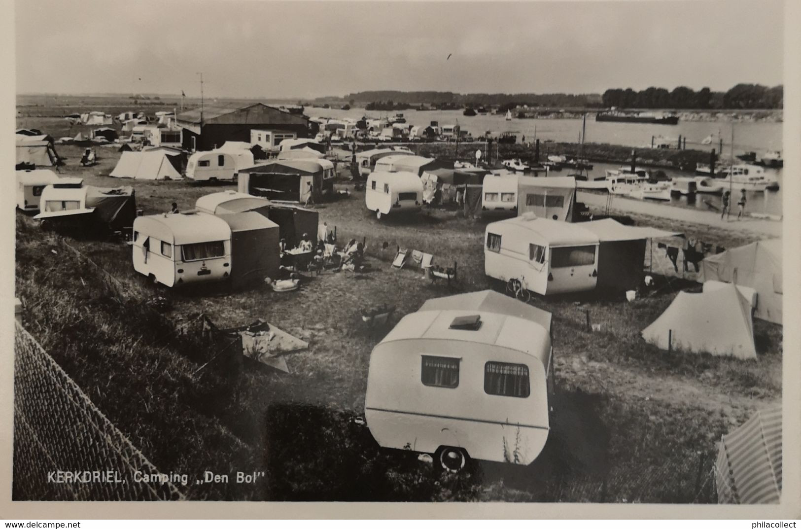 Kerkdriel (Gld.) Camping Den Bol ( Caravans) 1972 - Altri & Non Classificati
