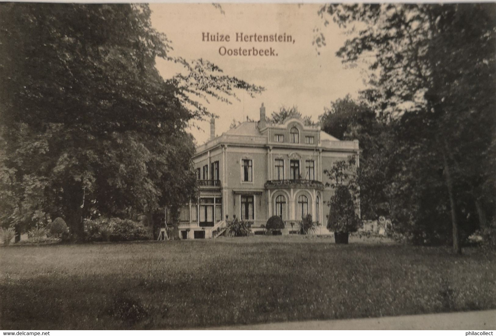 Oosterbeek (Gld.) Huize Hertenstein 19?? - Oosterbeek