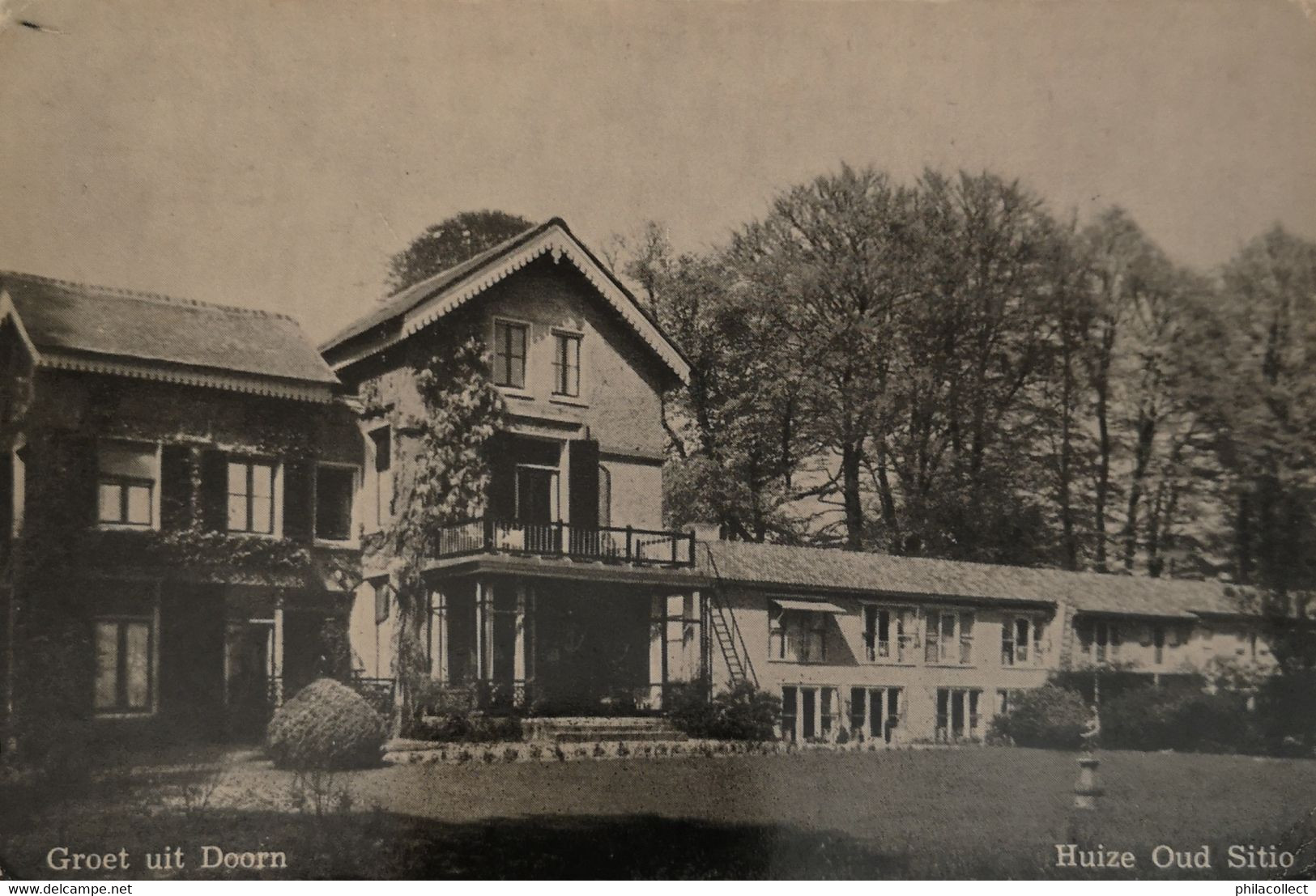 Doorn (Utr.) Groet Uit - Huize Oud Sitio 1965 Randen Iets Sleets - Doorn