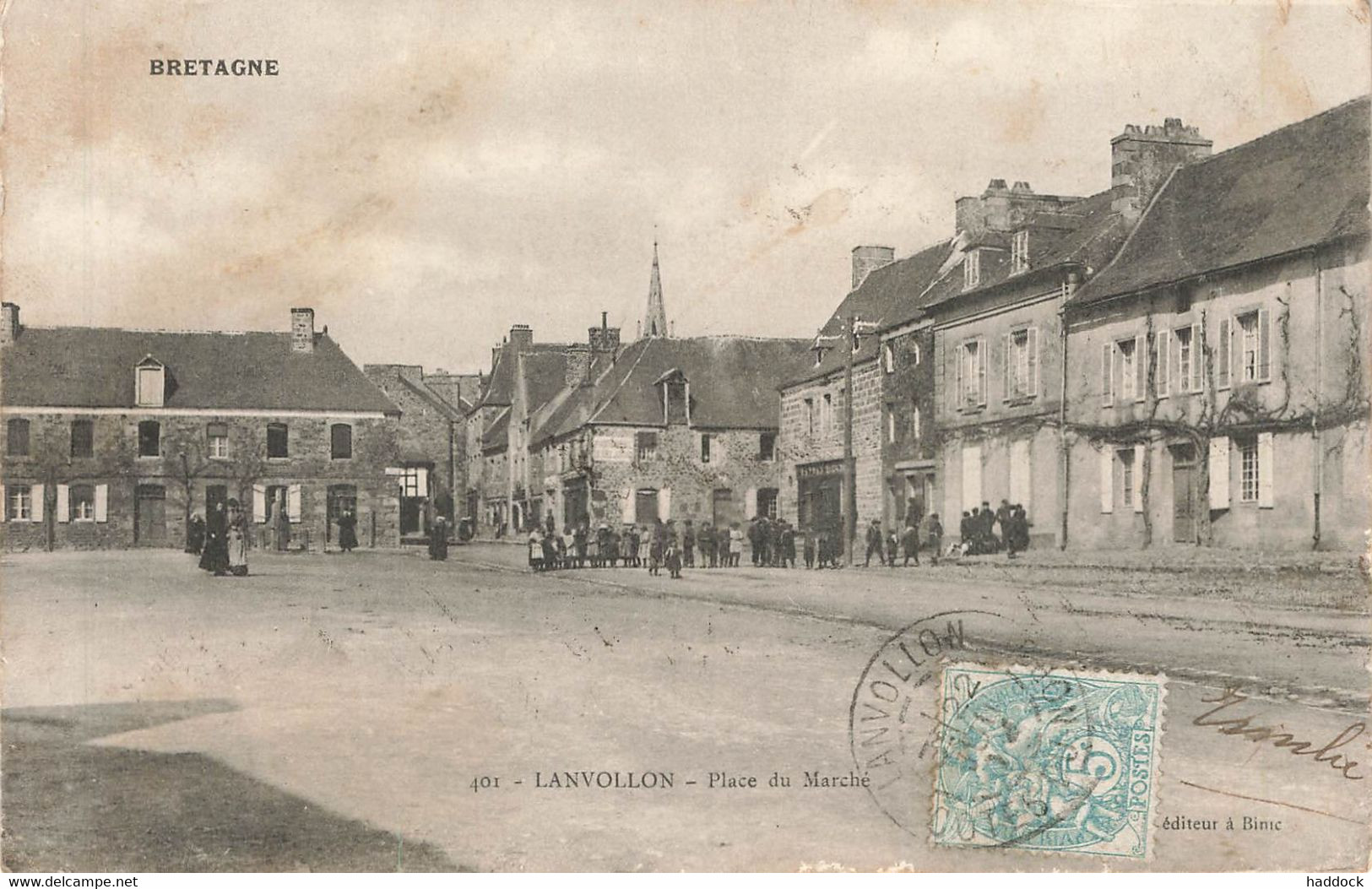 LANVOLLON : PLACE DU MARCHE - Lanvollon