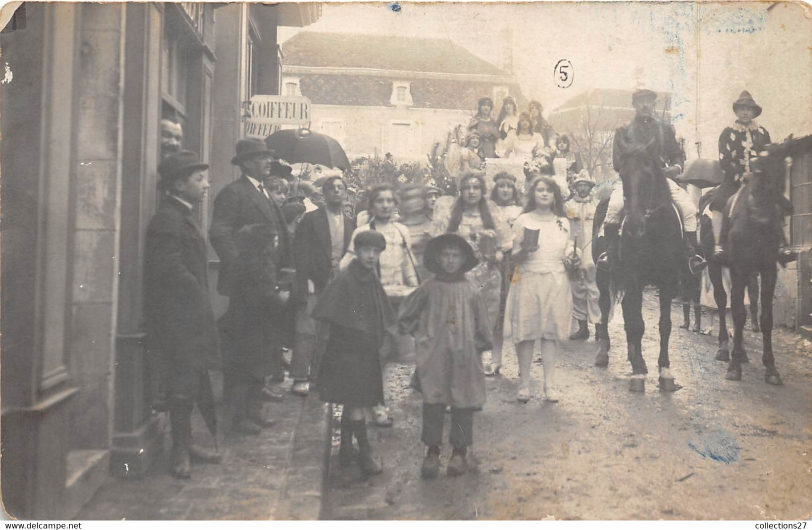 37-MONTRESOR-CARTE-PHOTO-FÊTE CARNAVAL SOUVENIR MARS 1921 - Montrésor