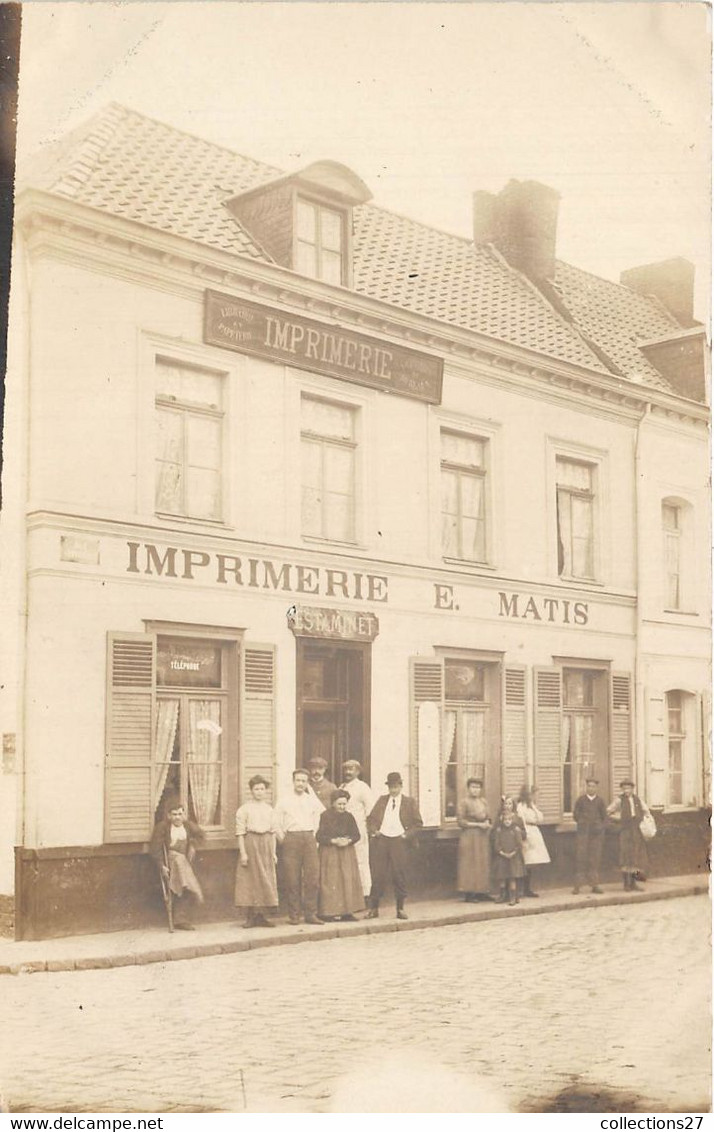 59-MARCHIENNES-CARTE-PHOTO- IMPRIMERIE E. MATIS - Other & Unclassified