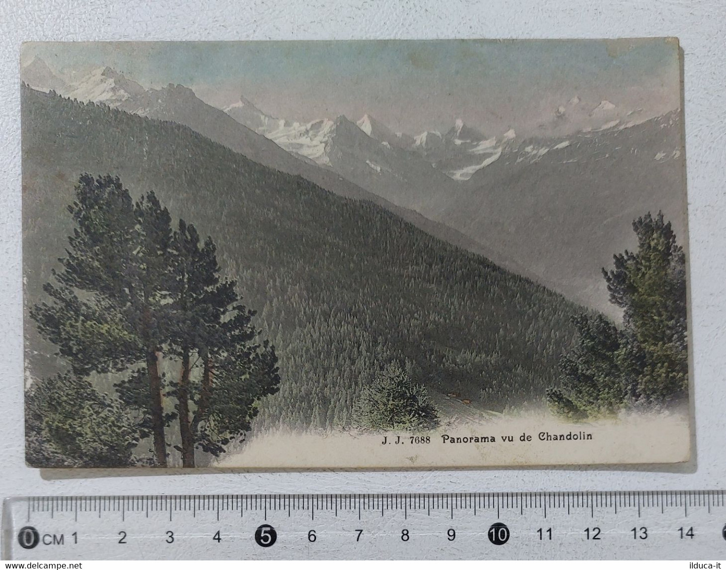 I121774 Cartolina Svizzera - Panorama Vu De Chandolin - VG Anni '20 ?? - Chandolin