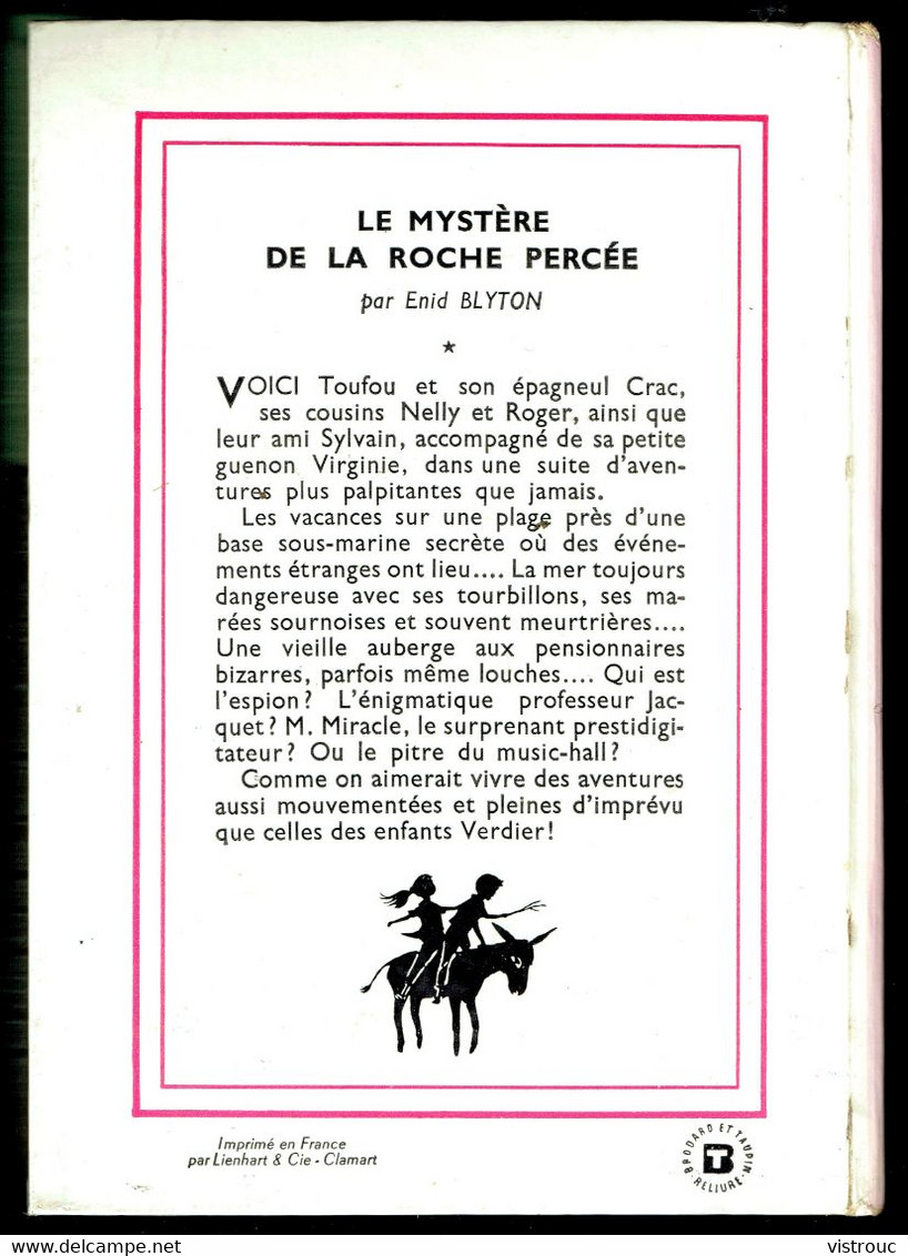 "Le Mystère De La Roche Percée" - Enid BLYTON - Bibliothèque Rose N° 66. - Bibliothèque Rose