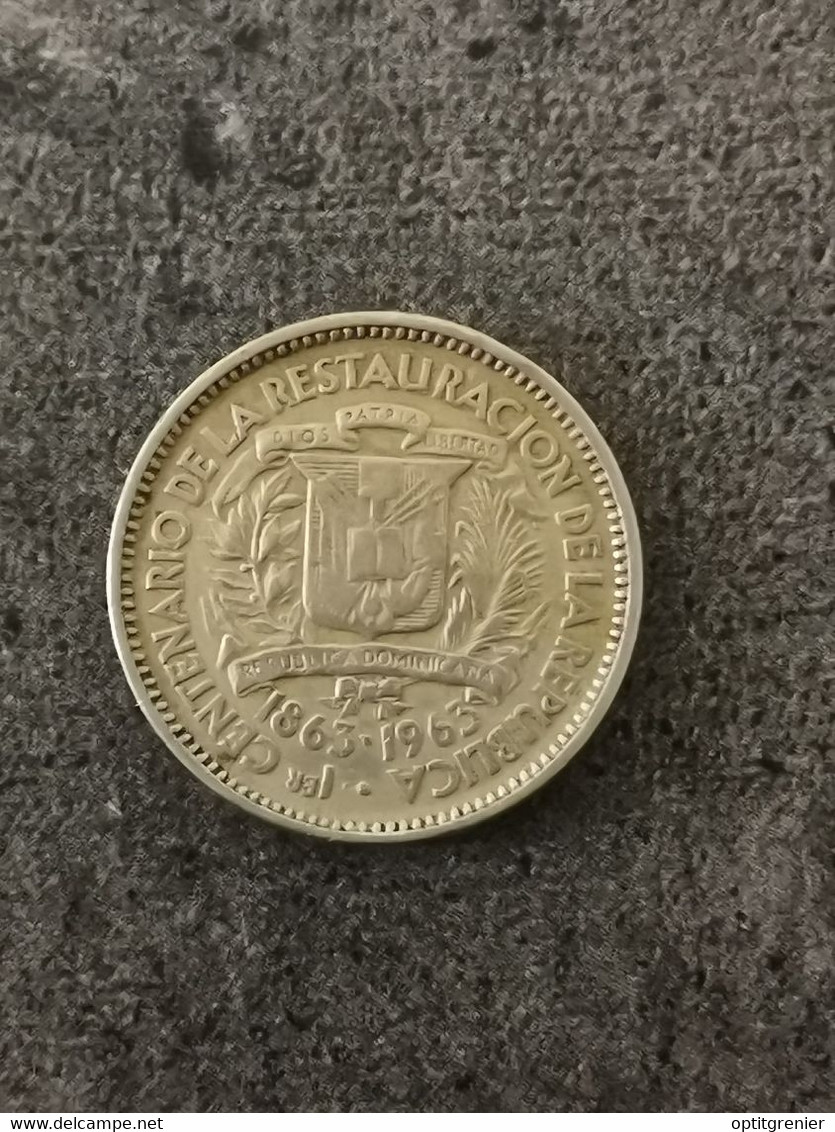 5 CENTAVOS 1963 REPUBLIQUE DOMINICAINE - Dominikanische Rep.