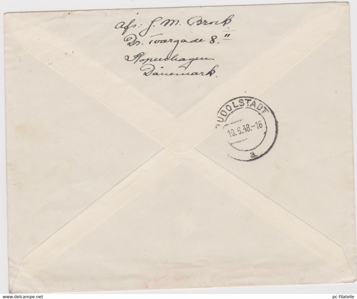 Denmark 1938 , Airmail Registered Cover To Germany - Alla Rinfusa (max 999 Francobolli)