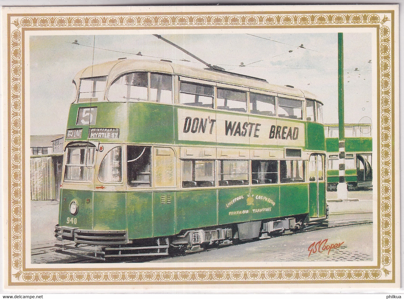 A No. 5 Green Goddess Tram At The Pier Head - Altri & Non Classificati