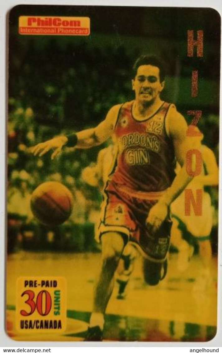 Philcom 30 Units  ( Dummy ) USA/ Canada - Basketball Player Vince Hizon - Filipinas