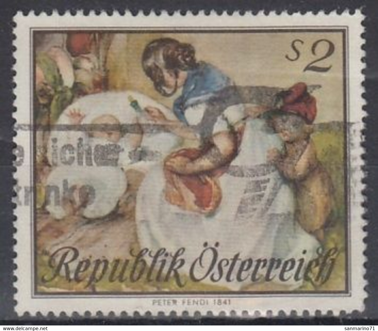 AUSTRIA 1237,used,falc Hinged - Muttertag