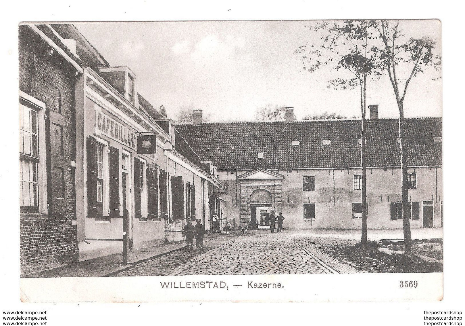 CPA Willemstad - Kazerne Netherlands Willemstad (NB) Kazerne - Sonstige & Ohne Zuordnung