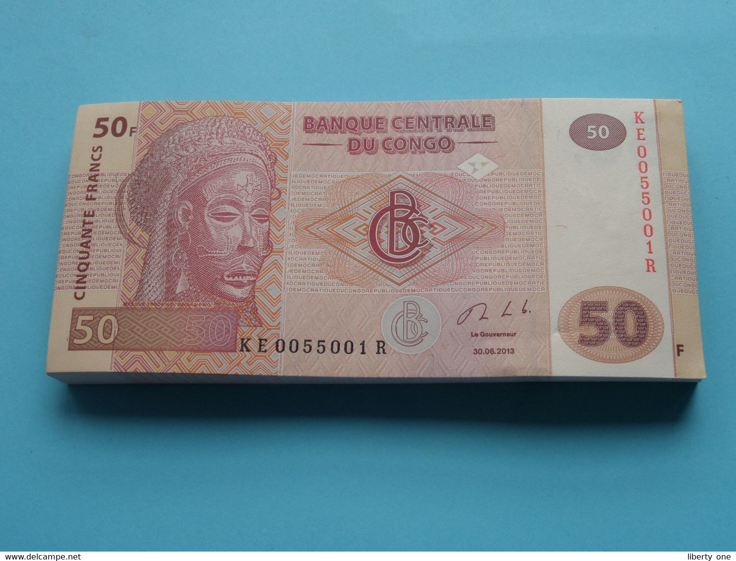 50 ( Cinquante ) Francs ( 2013 ) Banque Centrale Du CONGO ( For Grade, Please See Photo ) UNC ! - República Del Congo (Congo Brazzaville)
