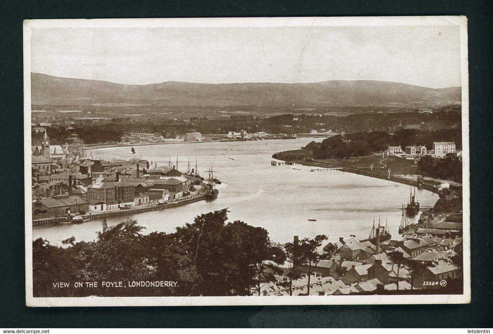 CPA - GB - LONDONDERRY - VIEW ON THE FOYLE - Londonderry