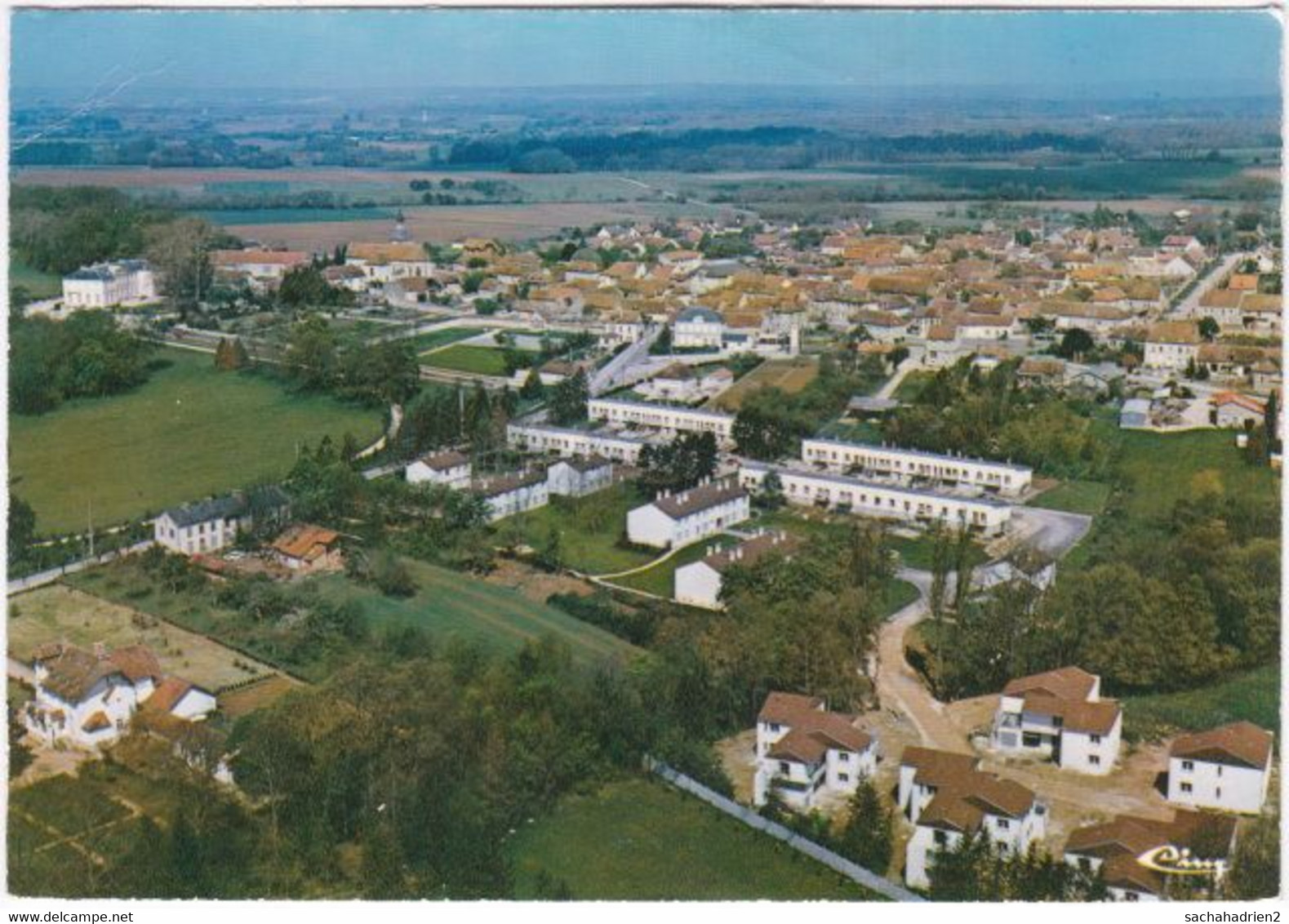 89. Gf. FLOGNY-LA-CHAPELLE. Vue Générale Aérienne. 0758 - Flogny La Chapelle