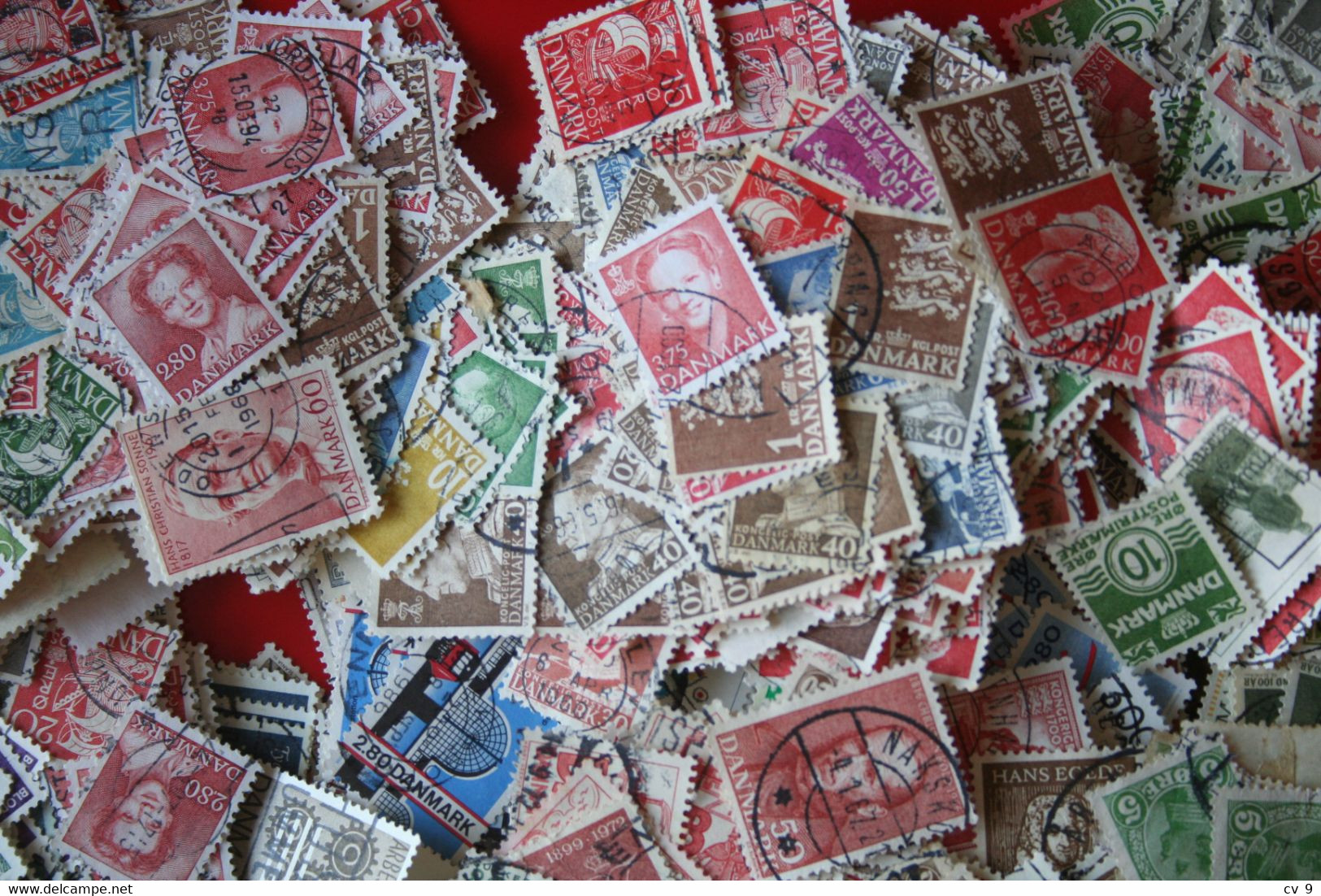 130 Grams Danmark Denemarken DANEMARK  Off Paper Sans Papier   See Pictures - Vrac (min 1000 Timbres)