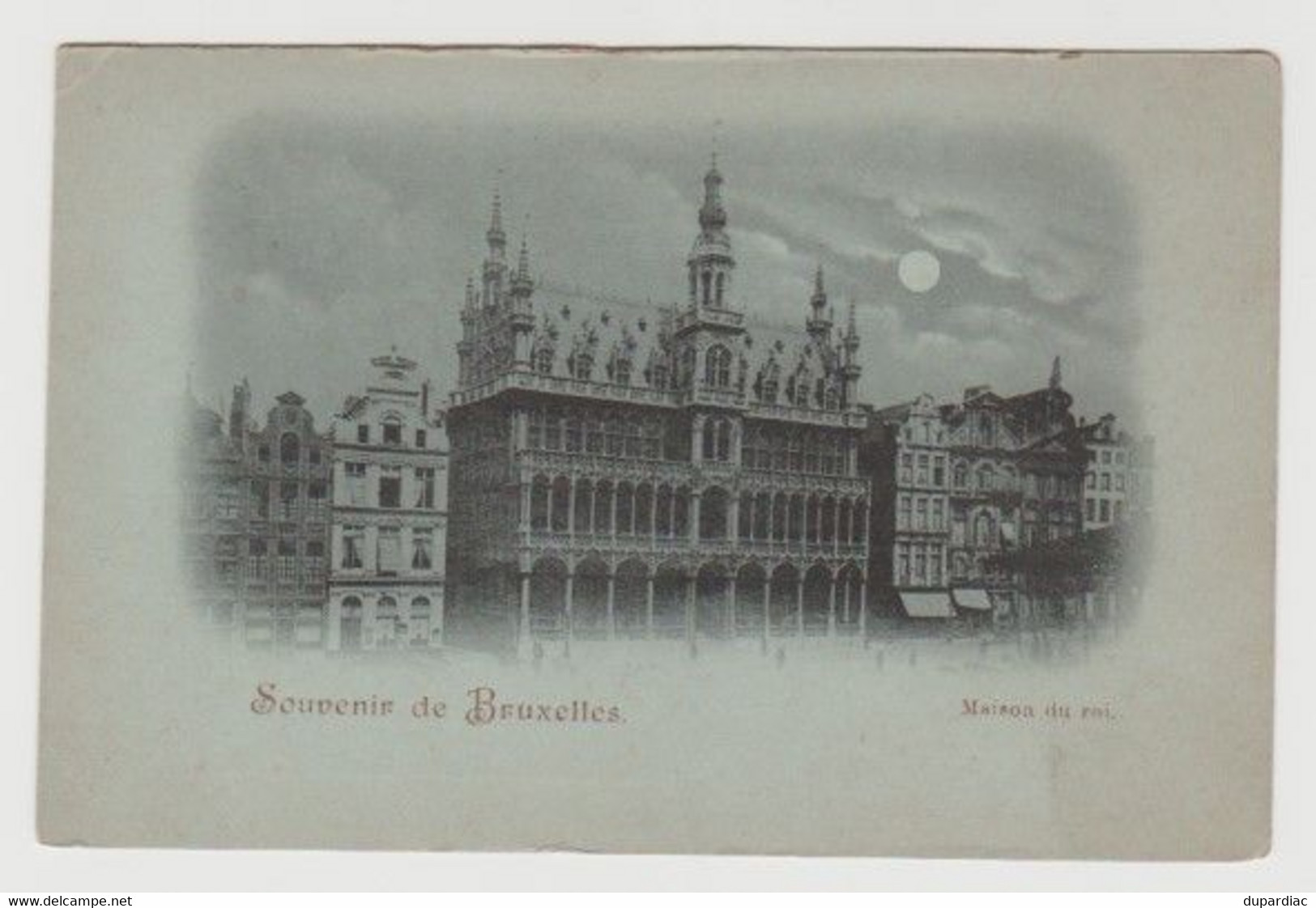 Belgique / Souvenir De BRUXELLES -- Maison Du Roi. - Bruselas La Noche