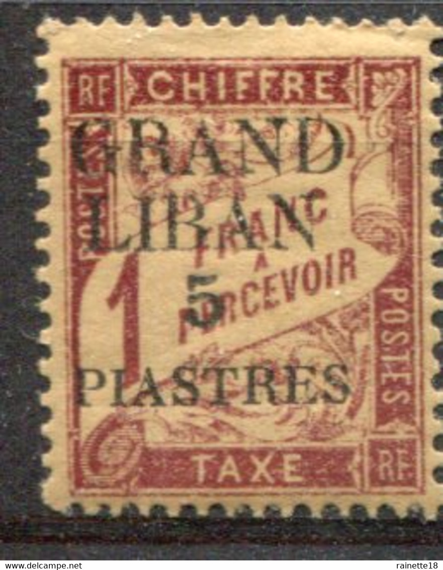 Grand Liban      Taxe N° 5 ** - Postage Due