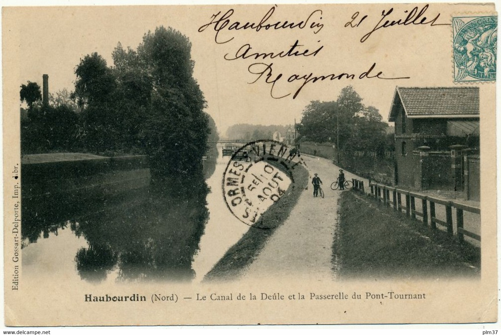 HAUBOURDIN - Le Canal Et La Passerelle - Haubourdin