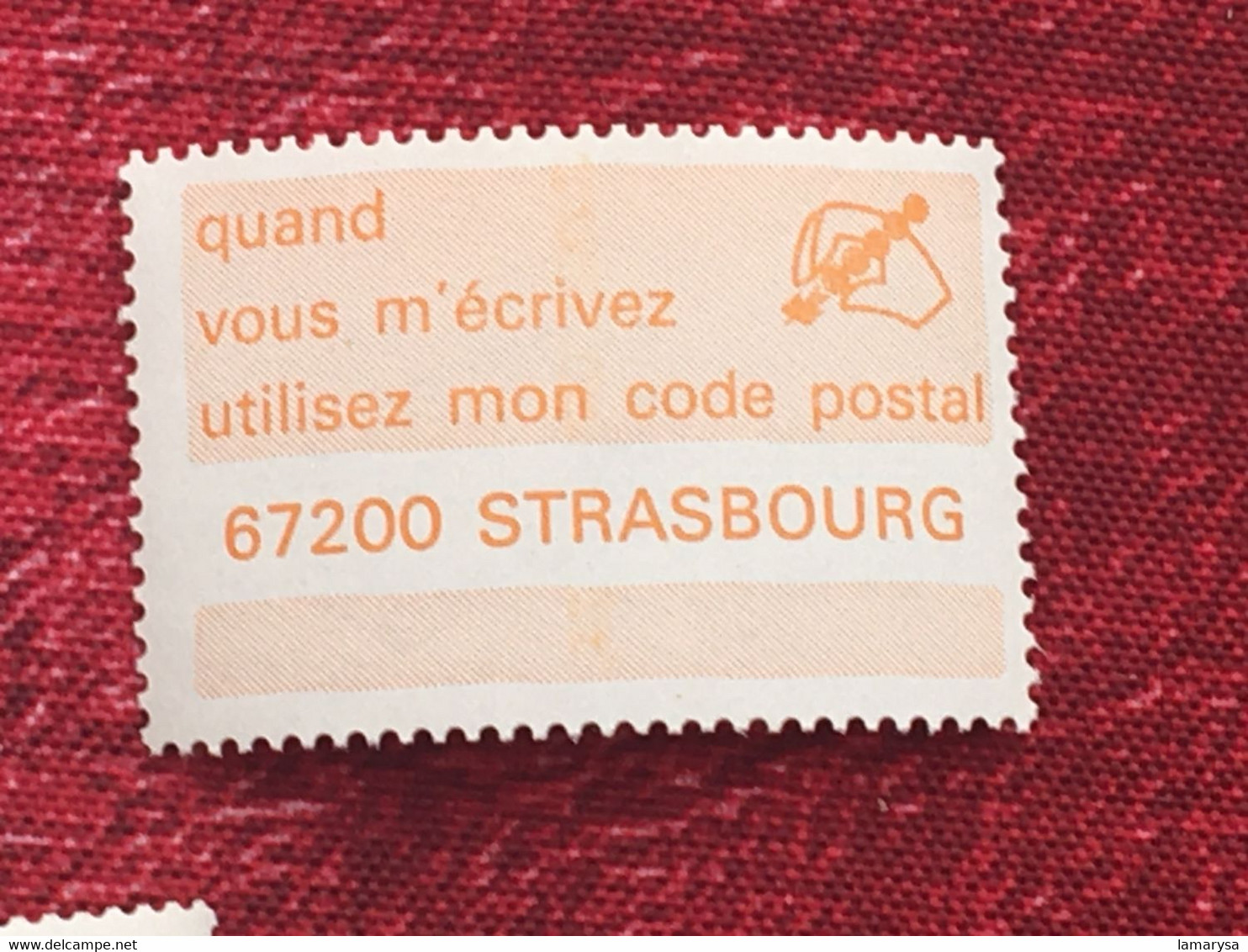 Le Code Postal-Lot 38 Vignette P.T.T. différentes villes-☛Erinnophilie,stamp,Timbre,Label,Sticker-Aufkleber-Bollo-Viñeta