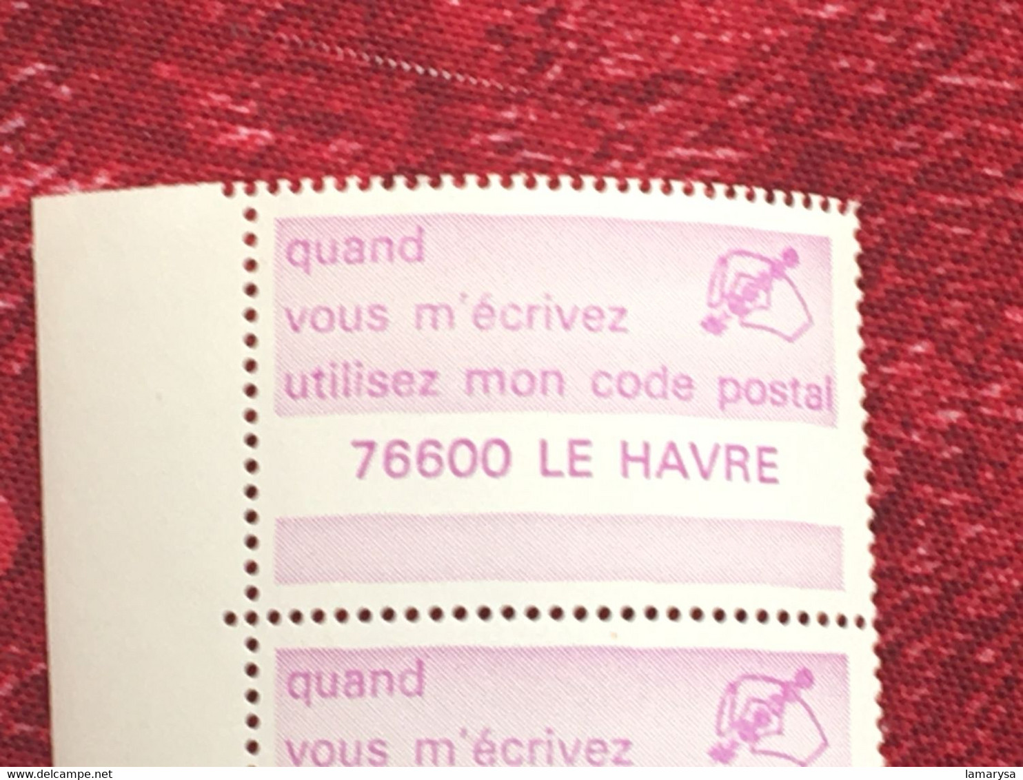 Le Code Postal-Lot 38 Vignette P.T.T. différentes villes-☛Erinnophilie,stamp,Timbre,Label,Sticker-Aufkleber-Bollo-Viñeta