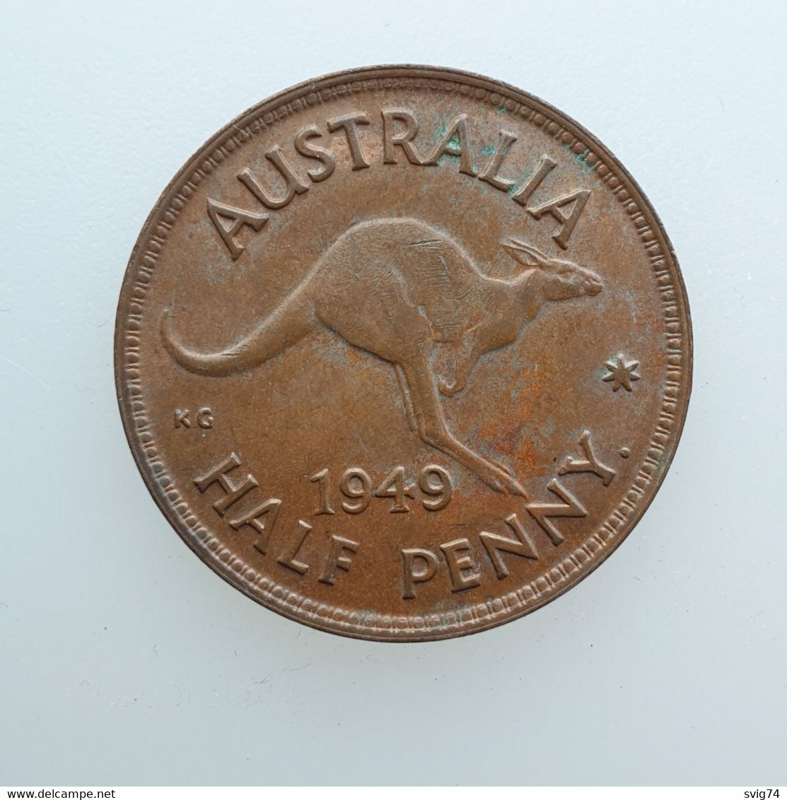 Australia - George VI - 1949 - ½ Penny - ½ Penny