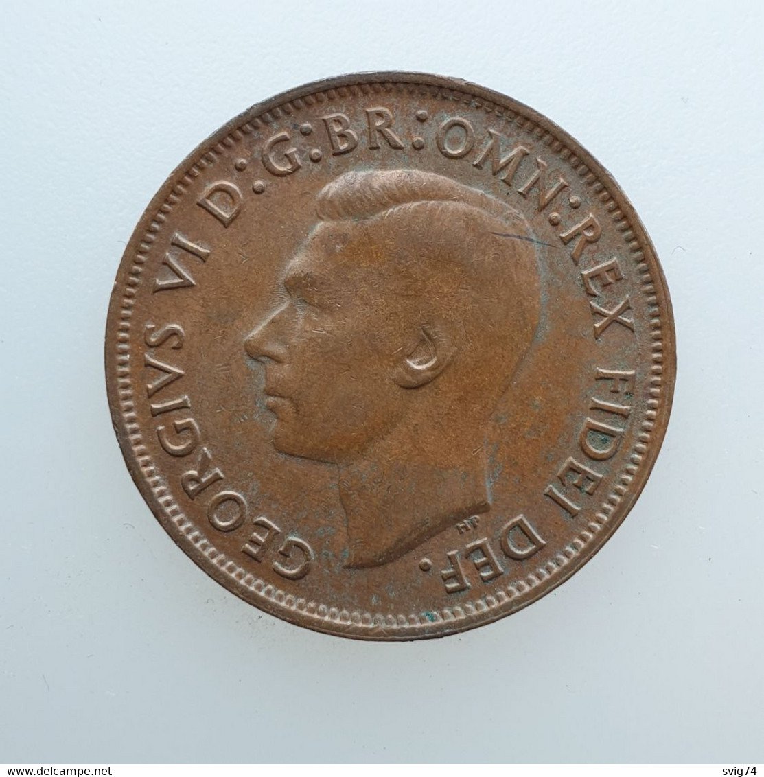 Australia - George VI - 1949 - ½ Penny - ½ Penny