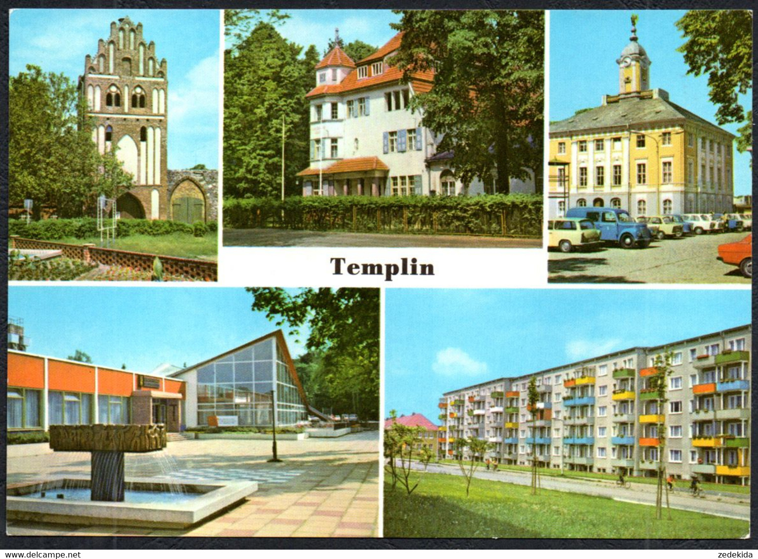 F9873 - TOP Templin - FDGB Heim Aufbau Und Salvador Allende - Verlag Bild Und Heimat Reichenbach - Templin