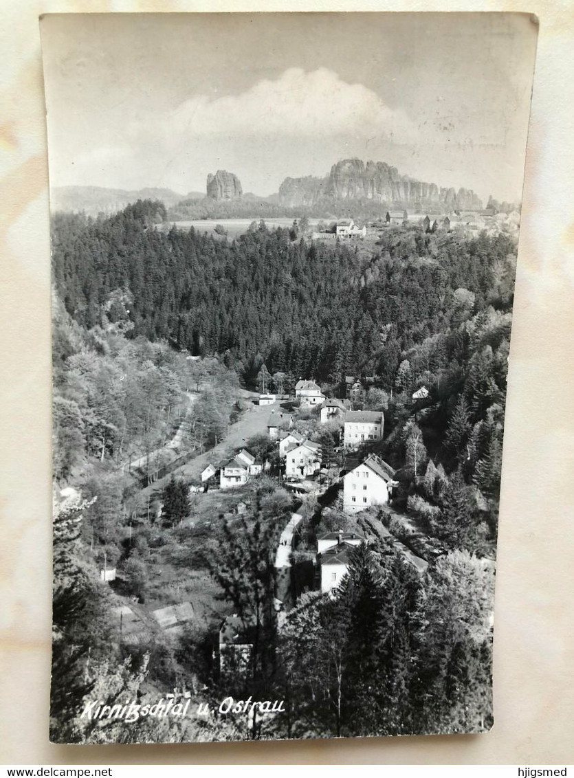 Germany Deutschland Kirnitzschtal Ostrau Town View Villa Wald Forest 14524 Post Card POSTCARD - Kirnitzschtal