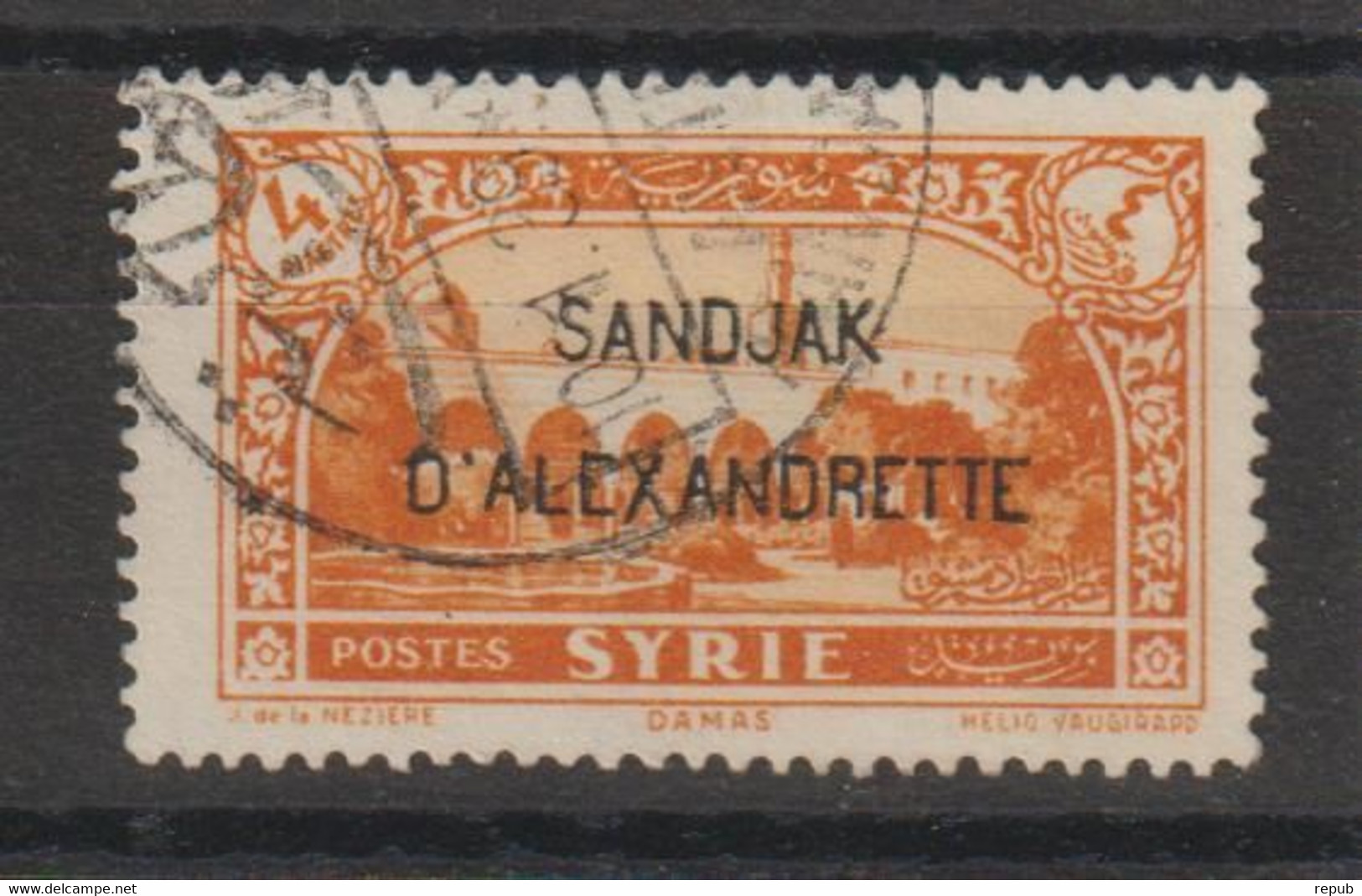 Alexandrette 1938 Série Surchargée 9, 1 Val Oblit Used - Gebraucht