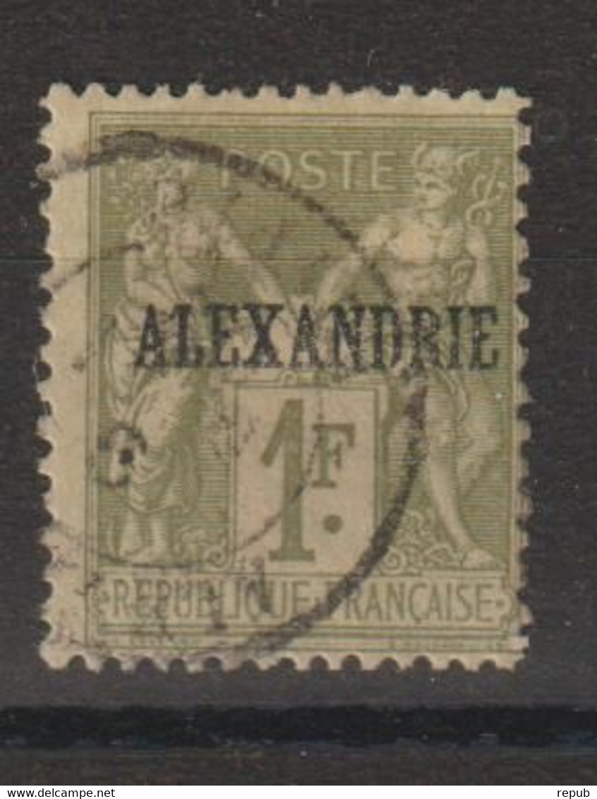 Alexandrie 1899-1900 Sage Surchargé 16, 1 Val Oblit Used - Used Stamps