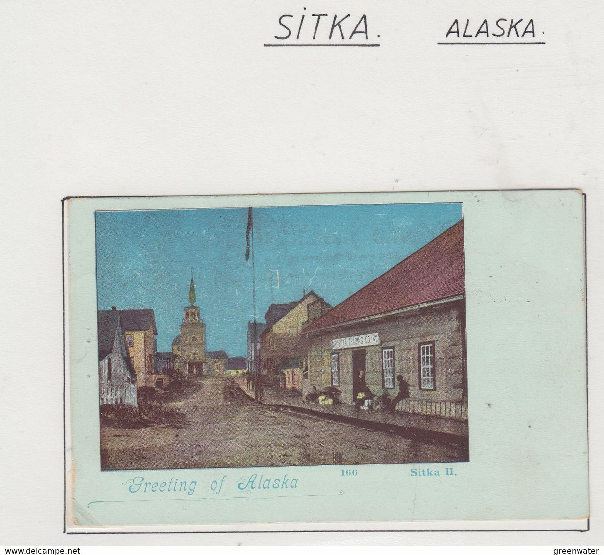 Alaska Sitka Postcard Used Ca Steyregg 31 - -0 (LS150) - Sitka