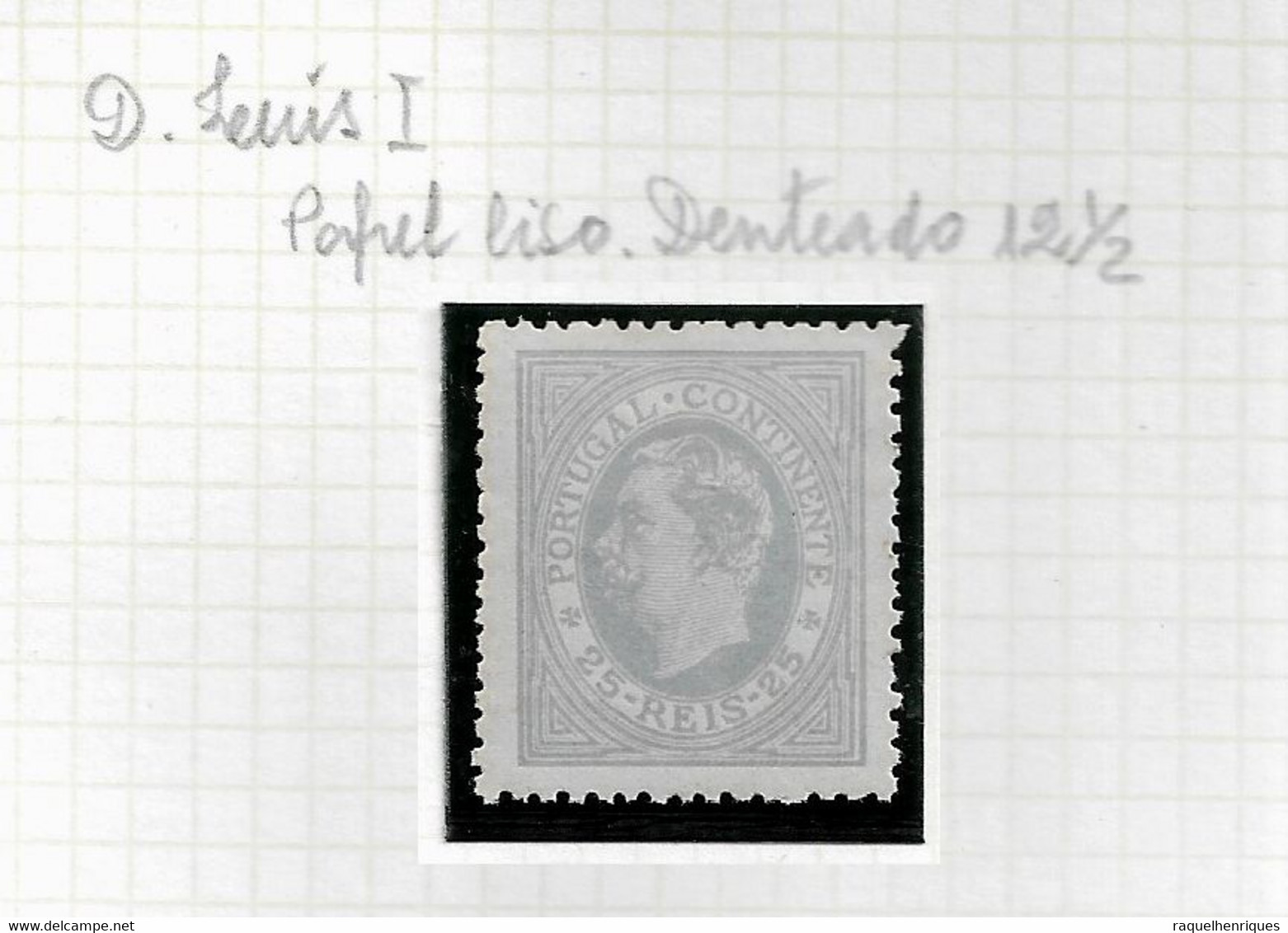 PORTUGAL STAMP - 1880-81 D.LUIS I P.LISO Perf: 12½ Md#53 MH (LPT1#140) - Neufs